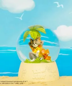 Beast Kingdom: Soap Studio - Tom And Jerry Tropical Oasis Snow Globe