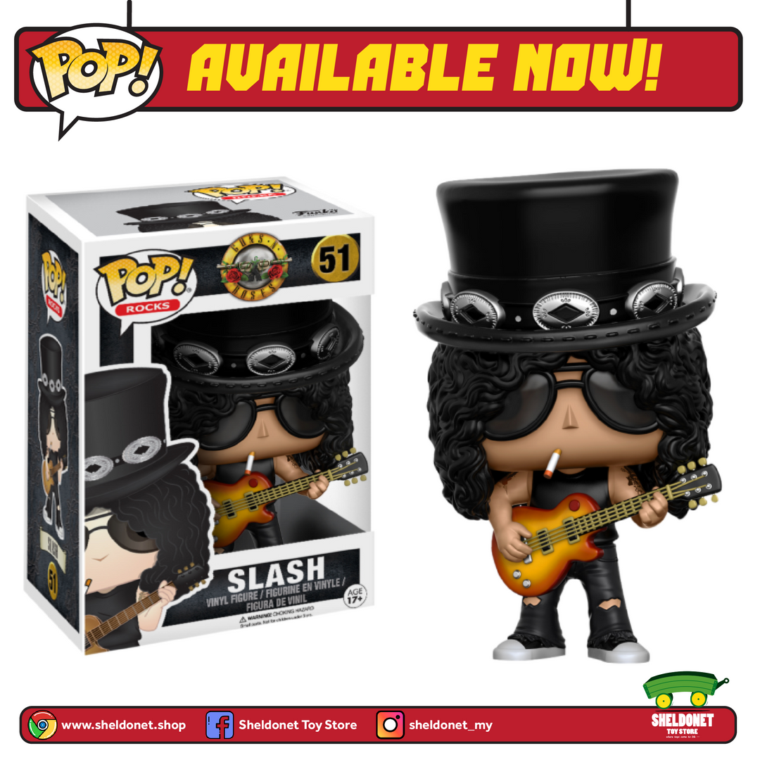 FUNKO Pop! Rocks: Guns N Roses - Slash 3 FUNKO Pop! Rocks: Guns N Roses - Slash