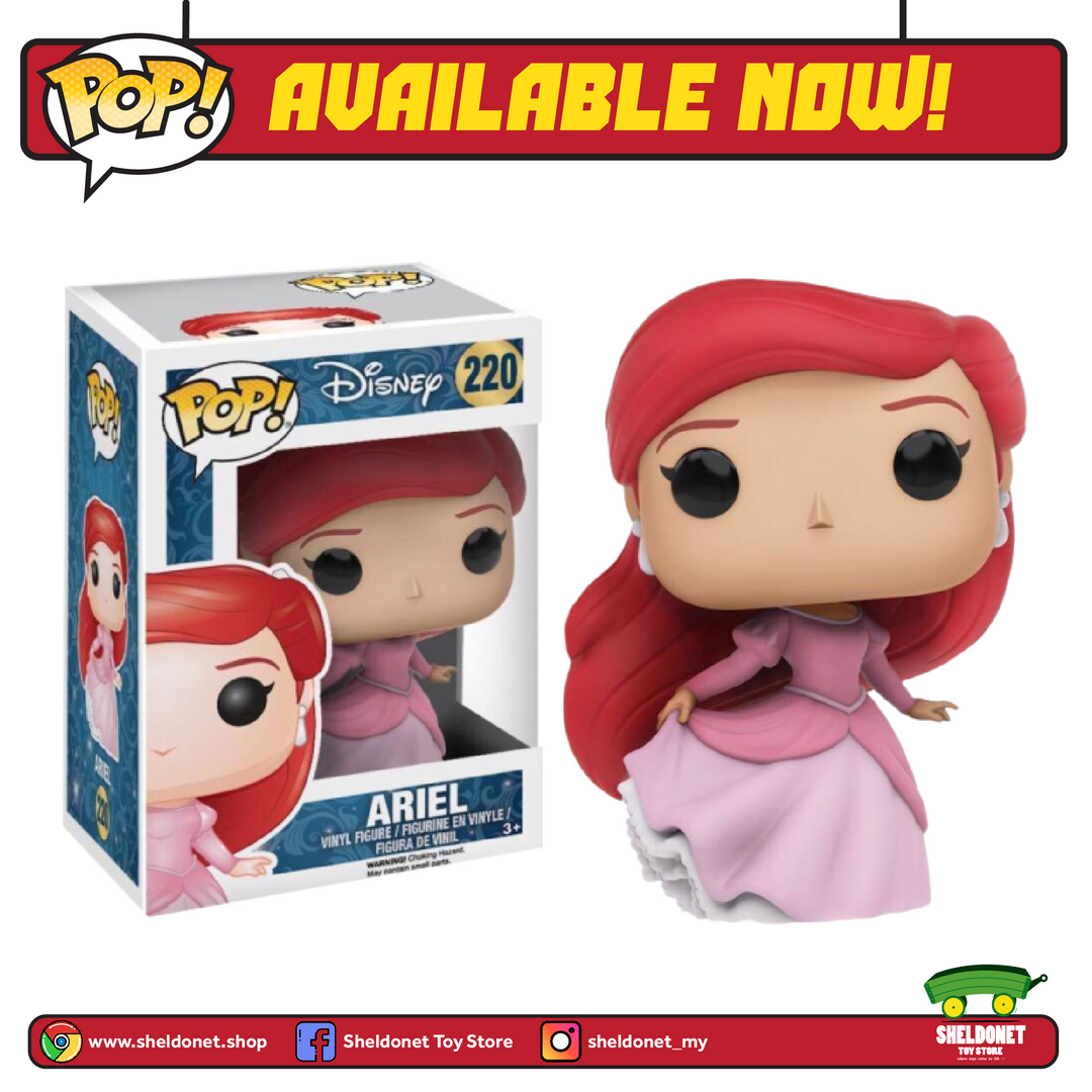 FUNKO Pop! Disney: The Little Mermaid - Ariel 3 FUNKO Pop! Disney: The Little Mermaid - Ariel