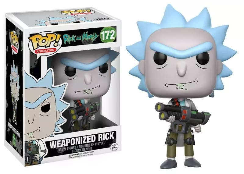 FUNKO POP! Animation: Rick And Morty - Weaponized Rick 3 FUNKO POP! Animation: Rick And Morty - Weaponized Rick