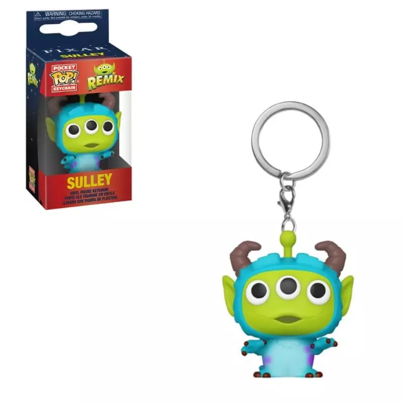 FUNKO Pocket Pop! Keychain: Pixar - Alien As Sulley 3 FUNKO Pocket Pop! Keychain: Pixar - Alien As Sulley