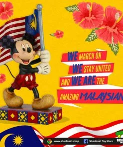 Enesco: Disney Traditions - Mickey With Malaysian Flag