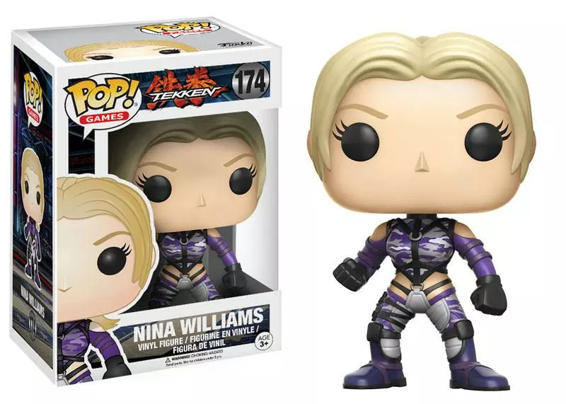 FUNKO POP! Games: Tekken - Nina Williams 3 FUNKO POP! Games: Tekken - Nina Williams