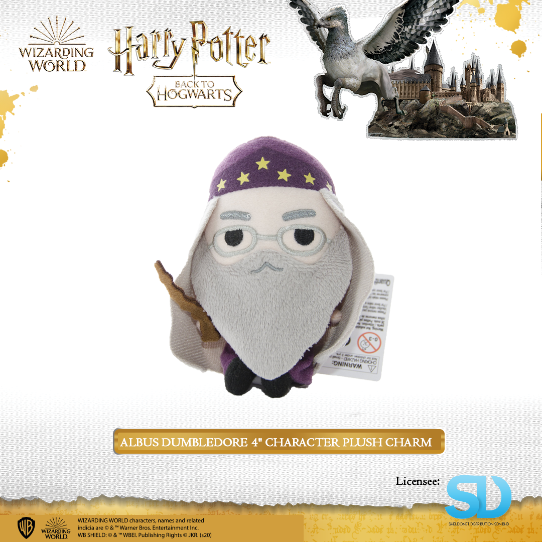 Wizarding World HARRY POTTER - Albus Dumbledore 4" Character Plush Charm 3 Wizarding World HARRY POTTER - Albus Dumbledore 4" Character Plush Charm