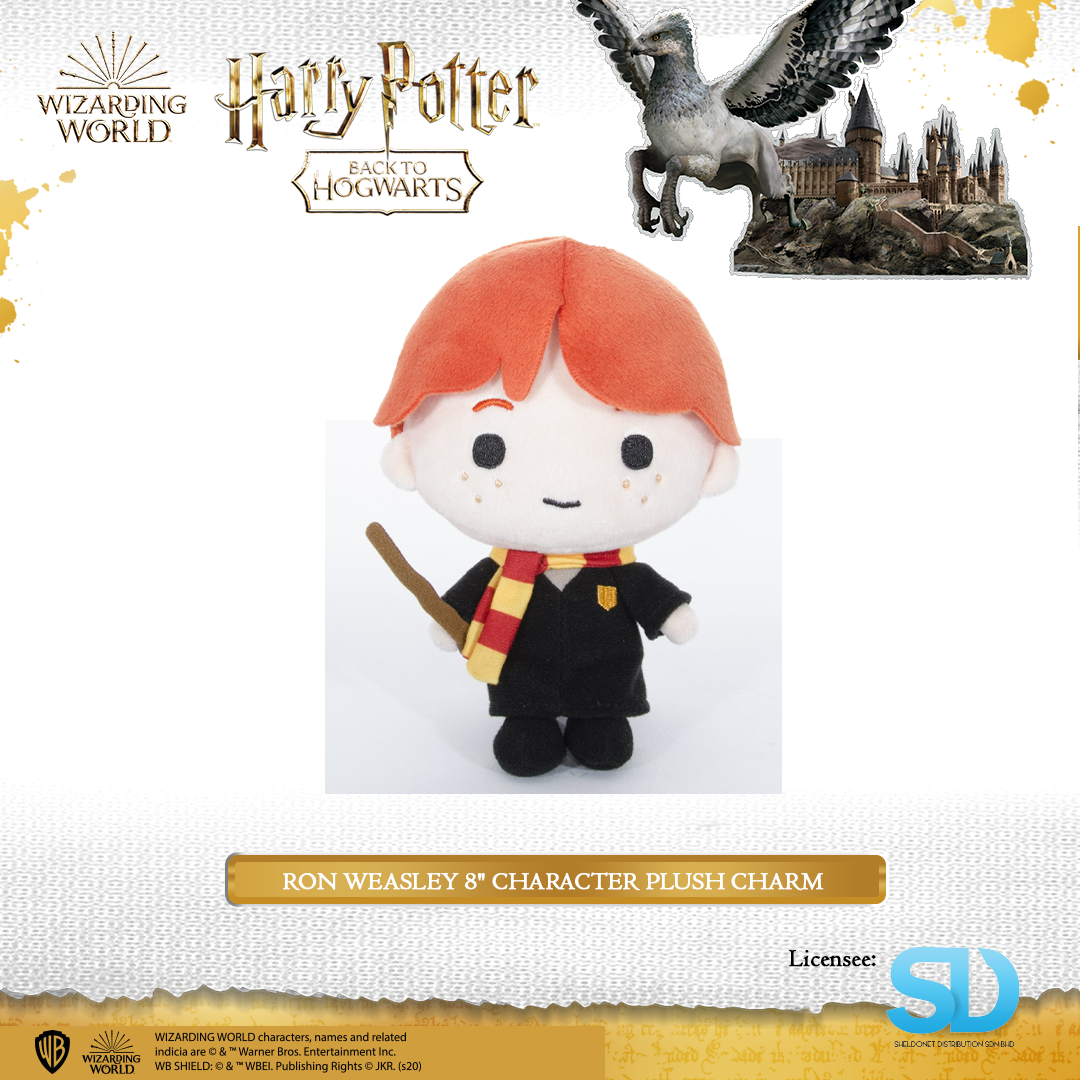 Wizarding World HARRY POTTER - Ron Weasley 8" Character Plush Charm 3 Wizarding World HARRY POTTER - Ron Weasley 8" Character Plush Charm