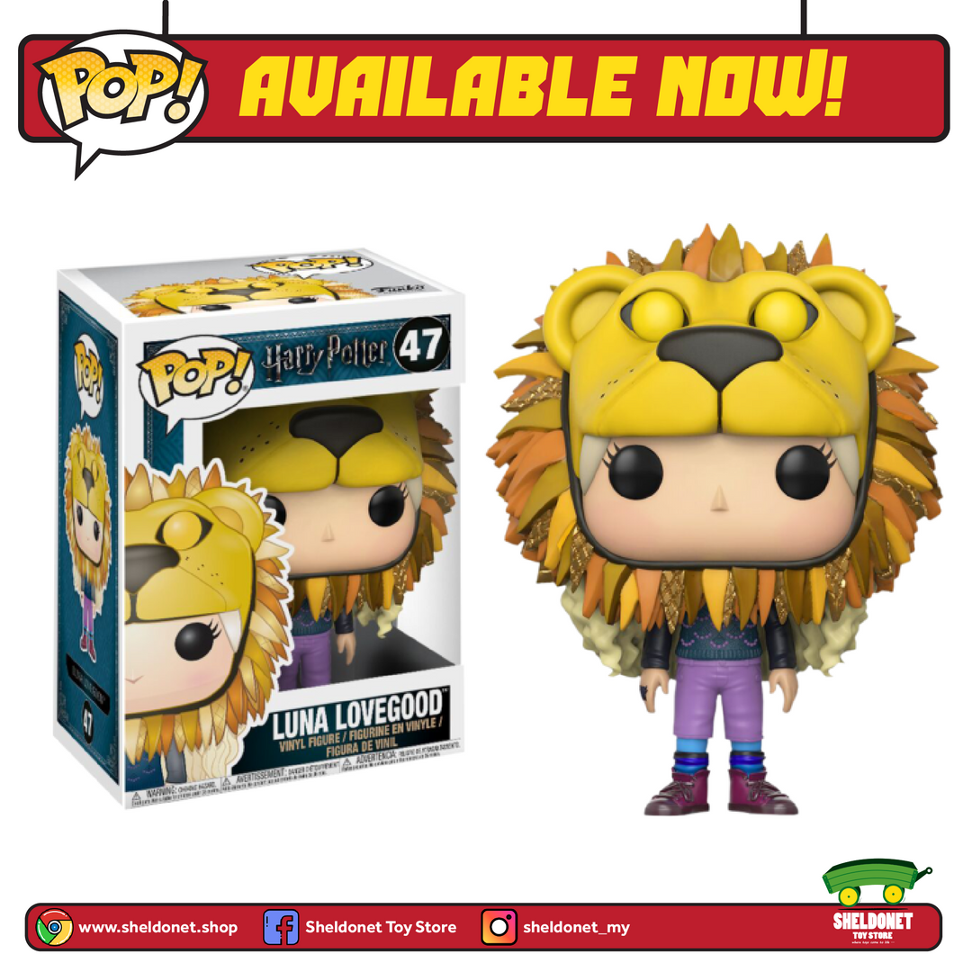 FUNKO Pop! Movies: Harry Potter - Luna Lovegood With Lion Head 3 FUNKO Pop! Movies: Harry Potter - Luna Lovegood With Lion Head
