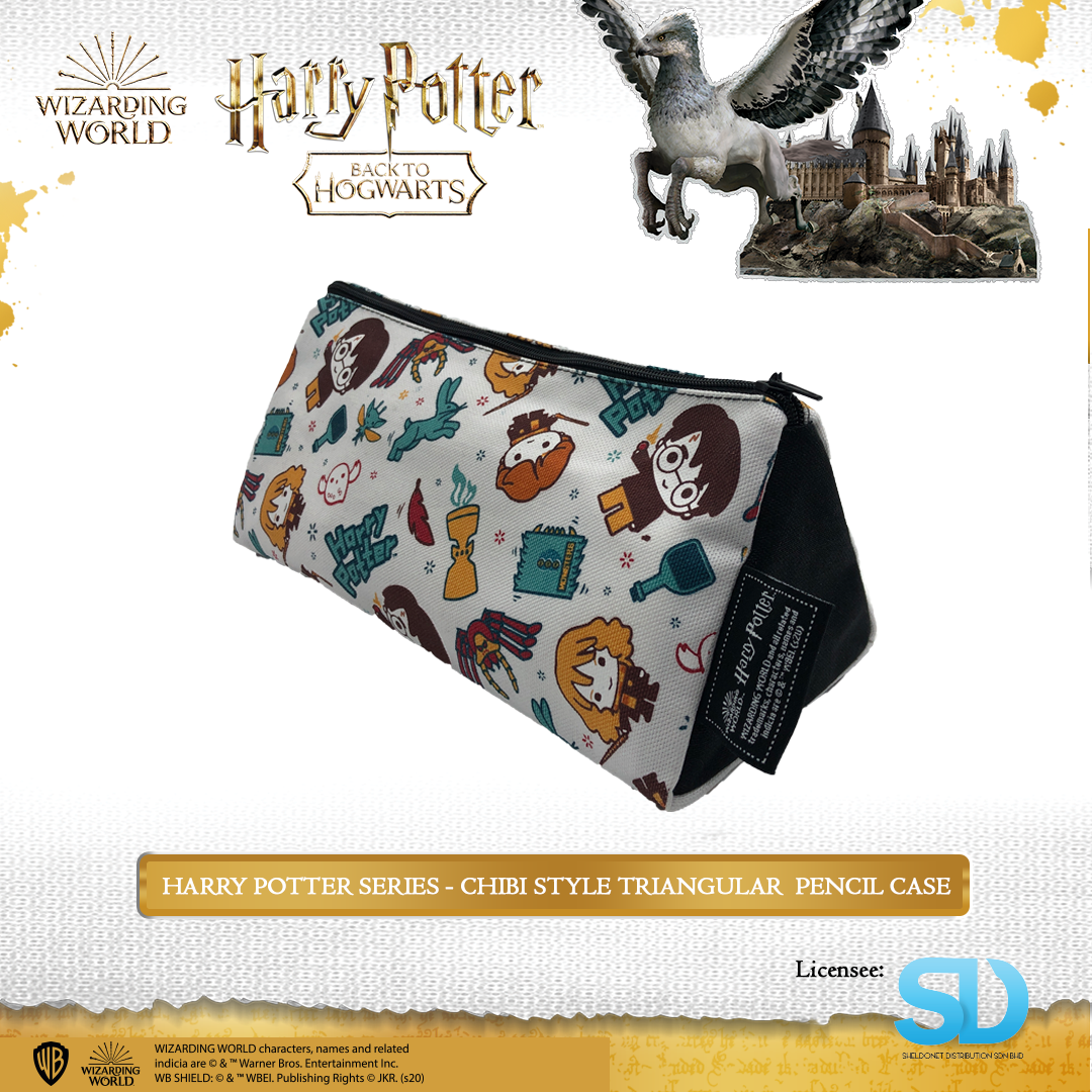 Wizarding World Of Harry Potter - Chibi Style Triangular Pencil Case 3 Wizarding World Of Harry Potter - Chibi Style Triangular Pencil Case