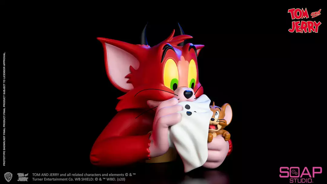Beast Kingdom: Soap Studio - Tom And Jerry - Devil Bust 12 Beast Kingdom: Soap Studio - Tom And Jerry - Devil Bust