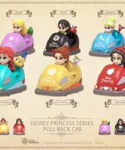 Beast Kingdom: Disney Princess Pull Back Car Series Set