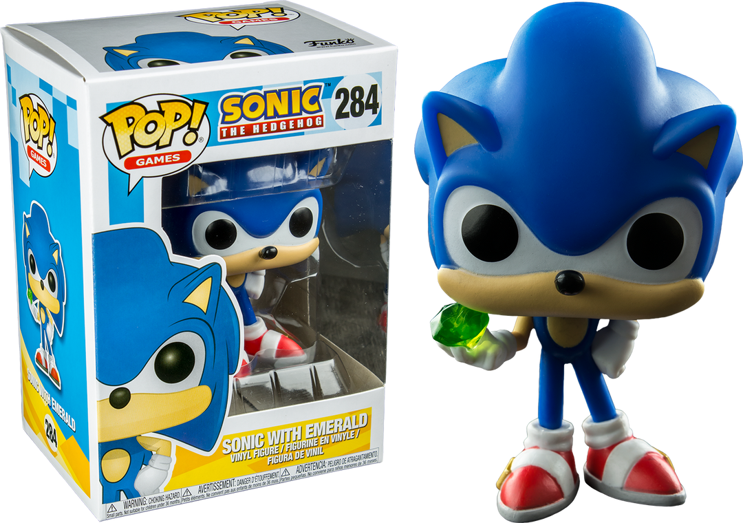 FUNKO Pop! Games: Sonic - Sonic With Emerald 3 FUNKO Pop! Games: Sonic - Sonic With Emerald