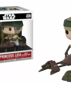 FUNKO Pop! Deluxe: Star Wars: Leia On Speeder Bike (40th Star Wars Anniversary)
