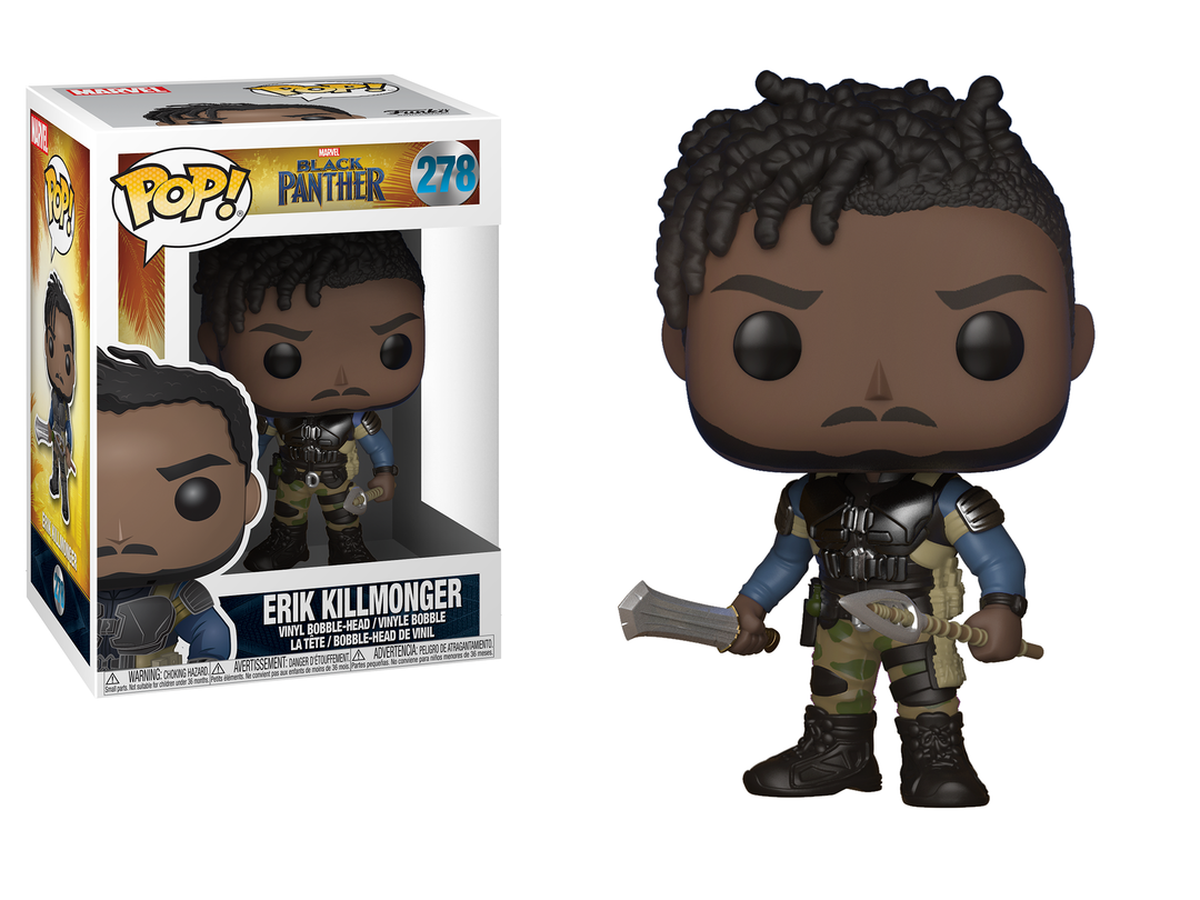 FUNKO Pop! Marvel: Black Panther- Erik Killmonger 3 FUNKO Pop! Marvel: Black Panther- Erik Killmonger