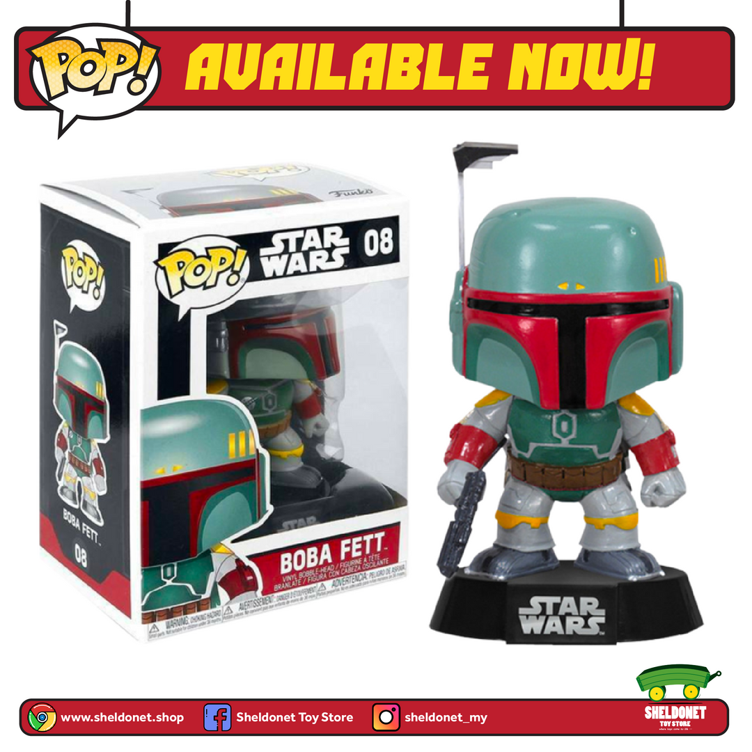 FUNKO Pop! Star Wars: Boba Fett 3 FUNKO Pop! Star Wars: Boba Fett