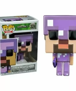 FUNKO Pop! Games: Minecraft - Steve With Enchanted Armor