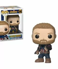 FUNKO POP! Marvel Avengers Infinity War - Captain America With Weapon [Exclusive]