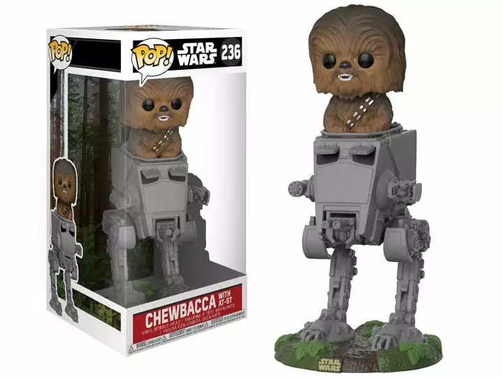 FUNKO Pop! Deluxe: Star Wars: Chewbacca With AT-ST 3 FUNKO Pop! Deluxe: Star Wars: Chewbacca With AT-ST