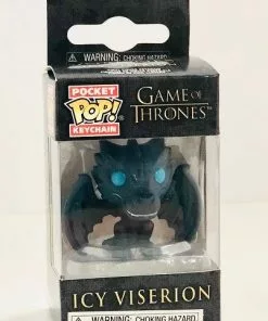 FUNKO Pocket Pop! Game Of Thrones - Icy Viserion Pocket POP! Keychain