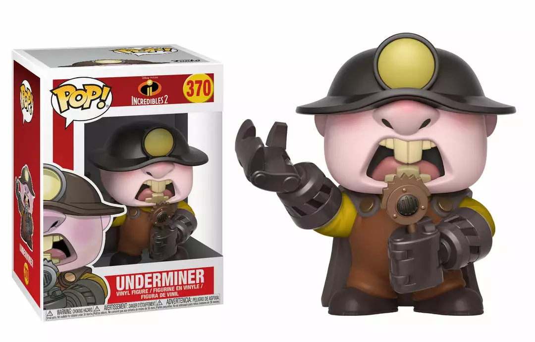 FUNKO POP! Disney : Incredibles 2 - Underminer 3 FUNKO POP! Disney : Incredibles 2 - Underminer