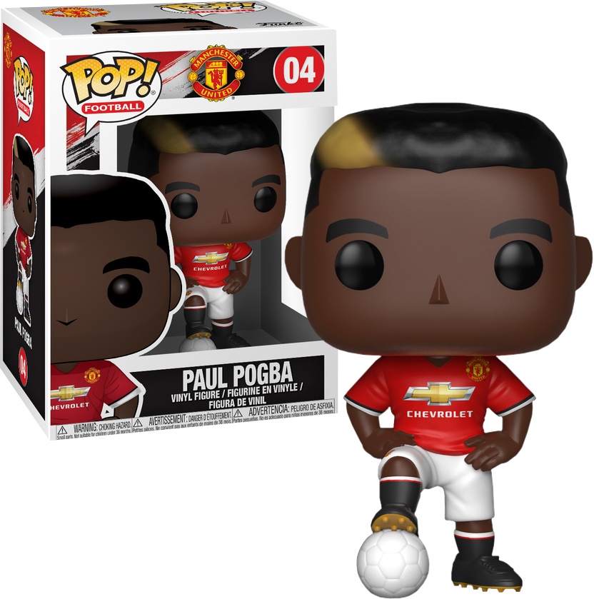 FUNKO POP! EPL Football: Manchester United - Paul Pogba 3 FUNKO POP! EPL Football: Manchester United - Paul Pogba