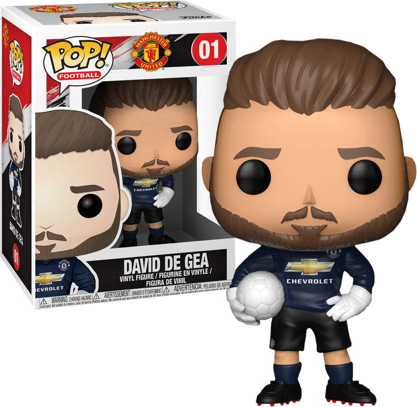 FUNKO POP! EPL Football: Manchester United - David De Gea 3 FUNKO POP! EPL Football: Manchester United - David De Gea