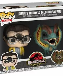 FUNKO Pop! Movies: Jurassic Park - Dennis Nedry & Dilophosaurus (2-Pack) [Exclusive]