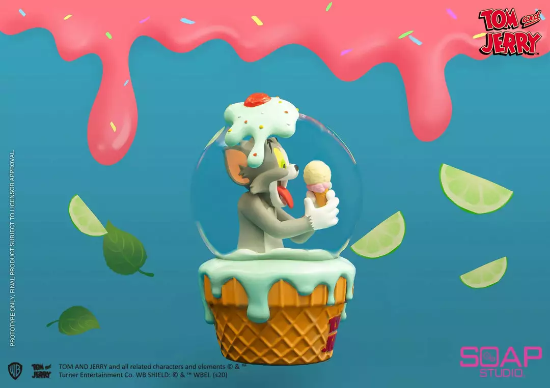 Beast Kingdom: Soap Studio - Tom And Jerry Ice Cream Snow Globe 4 Beast Kingdom: Soap Studio - Tom And Jerry Ice Cream Snow Globe