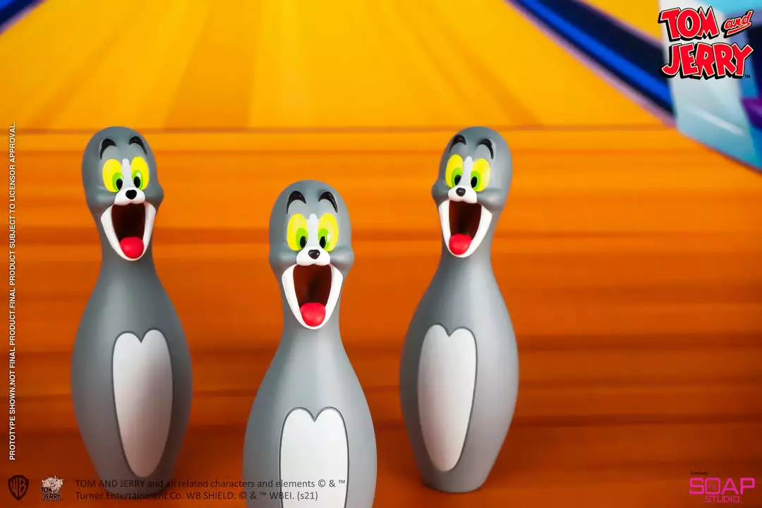 Beast Kingdom: Soap Studio - Tom And Jerry - Bowling Figures 4 Beast Kingdom: Soap Studio - Tom And Jerry - Bowling Figures