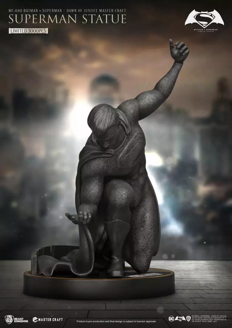 Beast Kingdom: MC-040 Batman V Superman: Dawn Of Justice Master Craft Superman Statue 4 Beast Kingdom: MC-040 Batman V Superman: Dawn Of Justice Master Craft Superman Statue