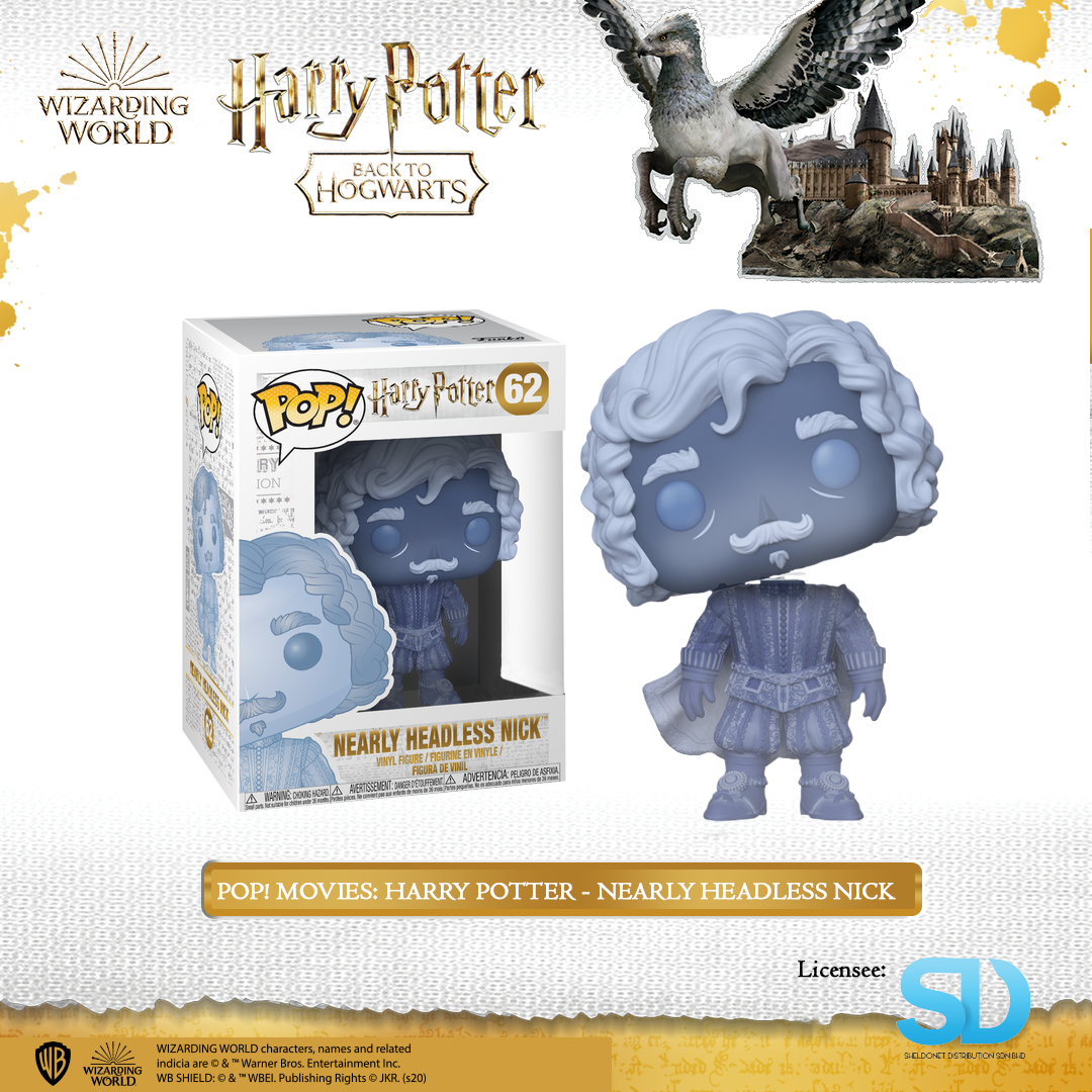FUNKO Pop! Movies: Harry Potter - Nearly Headless Nick 3 FUNKO Pop! Movies: Harry Potter - Nearly Headless Nick