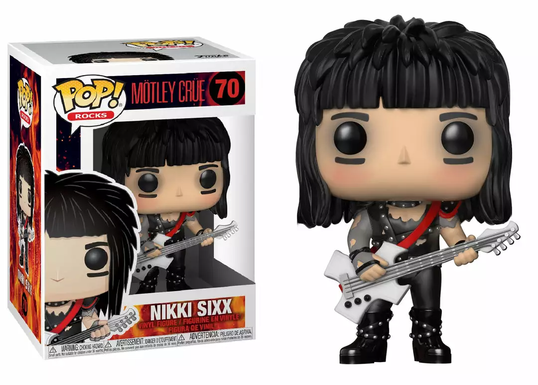 FUNKO POP! Rocks: Mötley Crüe - Nikki Sixx 3 FUNKO POP! Rocks: Mötley Crüe - Nikki Sixx