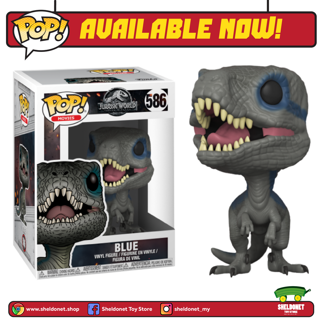 FUNKO Pop! Movies: Jurassic World: Fallen Kingdom - Blue 3 FUNKO Pop! Movies: Jurassic World: Fallen Kingdom - Blue