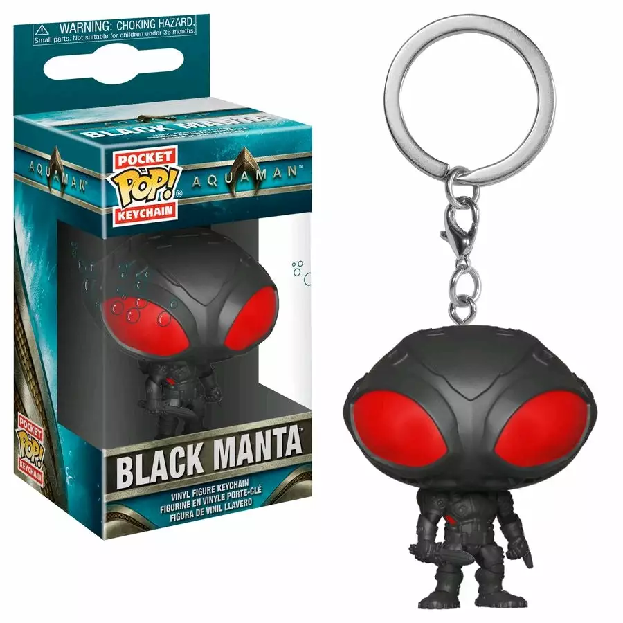 FUNKO Pocket POP! Keychain Pocket Pop! Aquaman -Black Manta 3 FUNKO Pocket POP! Keychain Pocket Pop! Aquaman -Black Manta