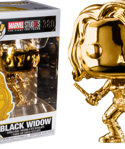 FUNKO POP! VINYL Pop! Marvel - Marvel Studio The First 10 Years - Black Widow (Gold Chrome)