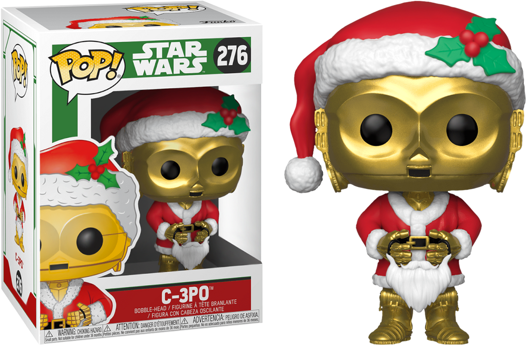 FUNKO POP! Star Wars Holiday - C-3PO As Santa 3 FUNKO POP! Star Wars Holiday - C-3PO As Santa