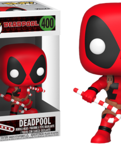 FUNKO POP! Marvel: Holiday - Deadpool W- Candy Canes