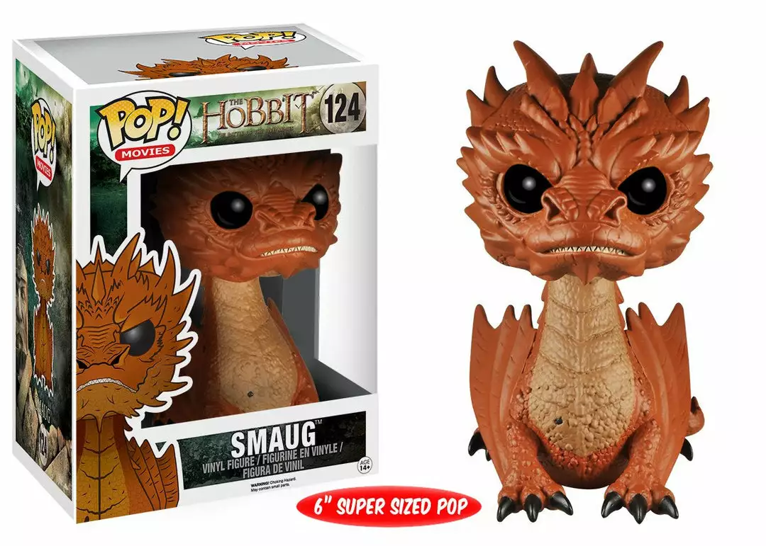 FUNKO Pop! Movies: Hobbit 3 - Smaug 6" 3 FUNKO Pop! Movies: Hobbit 3 - Smaug 6"