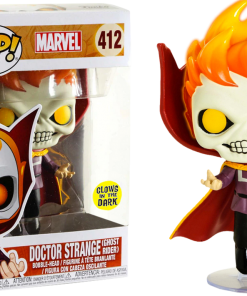 FUNKO Pop! Marvel: Comics - Dr. Strange As Ghost Rider (Glow In The Dark) [Exclusive]