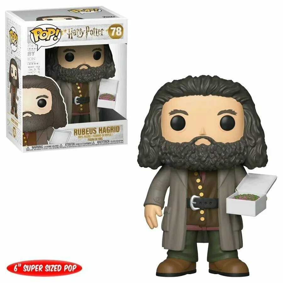FUNKO Super-Sized Pop! Pop! : Harry Potter - Hagrid With Cake 6" Inch 3 FUNKO Super-Sized Pop! Pop! : Harry Potter - Hagrid With Cake 6" Inch