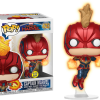 FUNKO Pop! Marvel: Captain Marvel - Flying Captain Marvel (Glow In The Dark) [Exclusive]