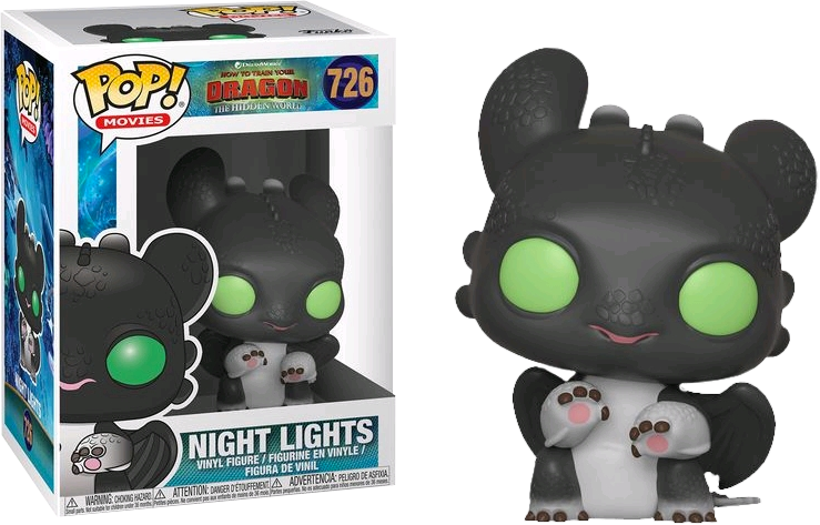 FUNKO POP! Movies: How To Train Your Dragon 3 - Night Lights (Black & Green) 3 FUNKO POP! Movies: How To Train Your Dragon 3 - Night Lights (Black & Green)