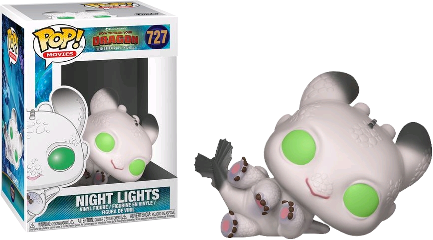 FUNKO POP! Movies: How To Train Your Dragon 3 - Night Lights (White & Green) 3 FUNKO POP! Movies: How To Train Your Dragon 3 - Night Lights (White & Green)