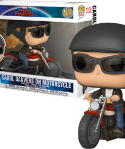 FUNKO Pop! Rides: Marvel: Captain Marvel (2019) - Carol Danvers On Motorcycle