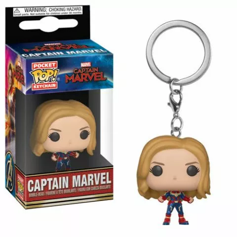 FUNKO Pocket Pop! Marvel: Captain Marvel (2019) - Captain Marvel Pocket POP! Keychain 3 FUNKO Pocket Pop! Marvel: Captain Marvel (2019) - Captain Marvel Pocket POP! Keychain