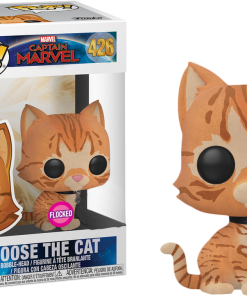 FUNKO Pop! Marvel: Captain Marvel (2019) - Goose The Cat (Flocked) [Exclusive]