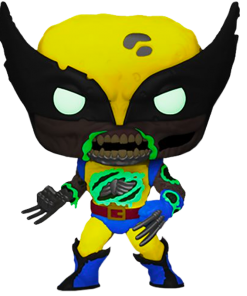 FUNKO Pop! Marvel: Marvel Zombies- Wolverine (Glow In The Dark) [Exclusive]