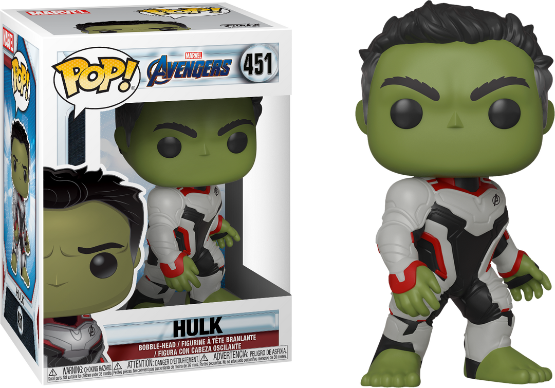 FUNKO POP! Marvel: Avengers: End Game - Hulk (Team Suit) 3 FUNKO POP! Marvel: Avengers: End Game - Hulk (Team Suit)