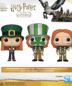 FUNKO Convention Exclusive POP! Movies: Harry Potter - Fred,George,Ginny Weasleys (3-Pack) [ECCC 2019 Spring Convention]