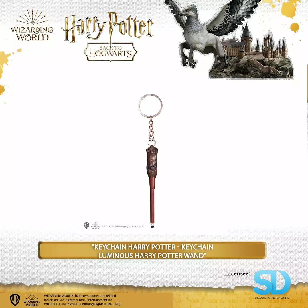 Famesbro Wizarding World Cinereplica: Keychain Harry Potter - Keychain Luminous Harry Potter Wand 3 Famesbro Wizarding World Cinereplica: Keychain Harry Potter - Keychain Luminous Harry Potter Wand