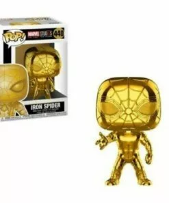 FUNKO POP! MARVEL: 10TH ANNIVERSARY - IRON SPIDER (GOLD CHROME) POP! VINYL