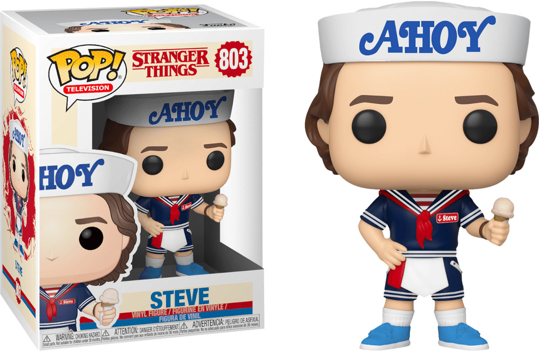 FUNKO Pop! TV: Stranger Things Season 3 - Steve With Hat And Ice Cream 3 FUNKO Pop! TV: Stranger Things Season 3 - Steve With Hat And Ice Cream